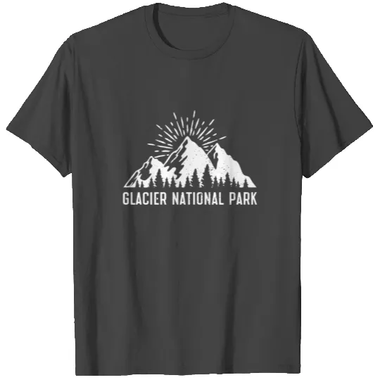 Glacier National Park Mountaineers Mountain lover T Shirts