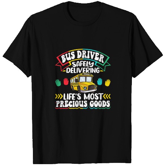 School Bus Driver Vintage Bus Driver Safely T Shirts