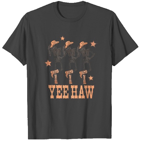 Skeleton Cowboy T Shirts Dancing Skeleton T Shirts