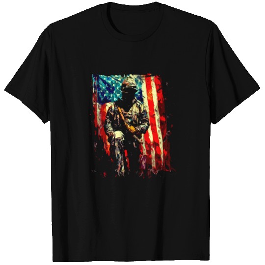 Veteran American Soldier T Shirts