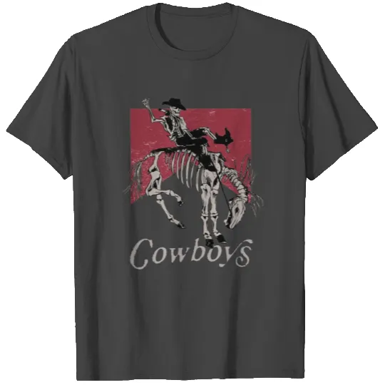 Vintage cowboy skeleton T Shirts Cowboy Killer T Shirts
