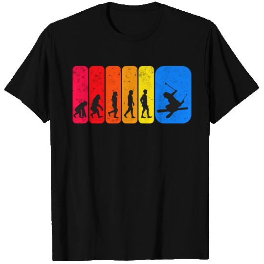 Funny Ski Freestyle Evolution T Shirts