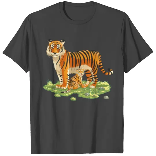 Mother And Son Tiger T Shirts