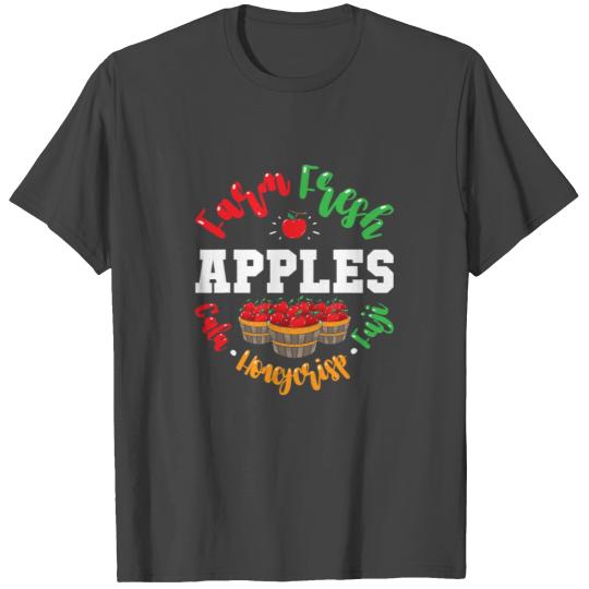 Apple Picking Farmer Fall For Toddlers Kids Women T Shirts