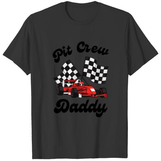 Race Car Matching Family Pit Crew Birthday Party T Shirts