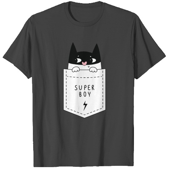 Cat Pocket T Shirts