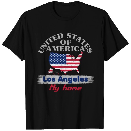 United States of America - Los Angeles my home T Shirts