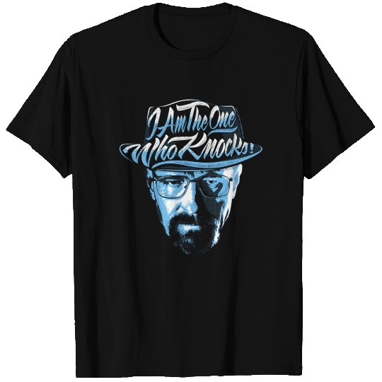 Breaking Bad I Am The One Who Knocks Blue Hue T Shirts