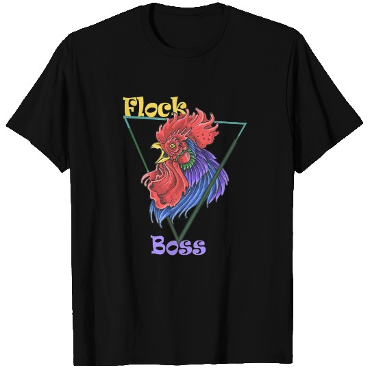 Chicken Farmer Flock Boss T Shirts