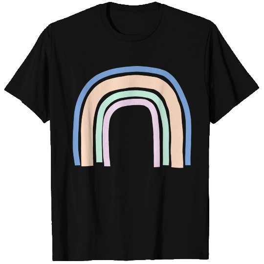 Retro Pastel Rainbow T Shirts