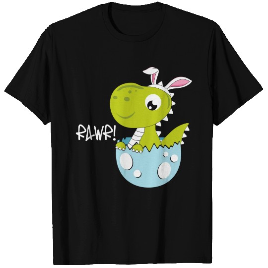 Dinosaur T Rex Kids Toddler Baby Easter T Shirts