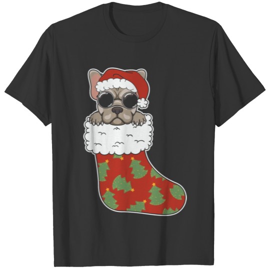 Cool Pug Sock Funny Pug Santa Christmas Stocking 1 T Shirts