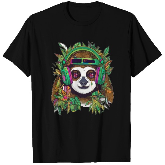 Dj Sloth Party Lover Edm Festival T Shirts