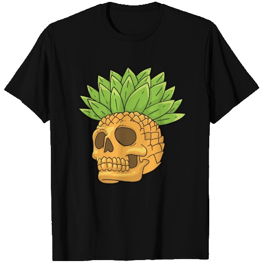 Pineapple Skull T Shirts