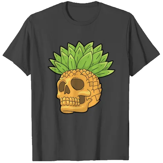 Pineapple Skull T Shirts