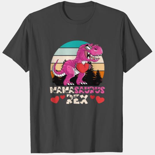 Mamasaurus Mother's Day Momsaurus Mom T Shirts