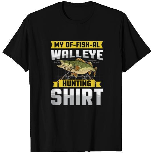 My Lucky Walleye Fishing T Shirts