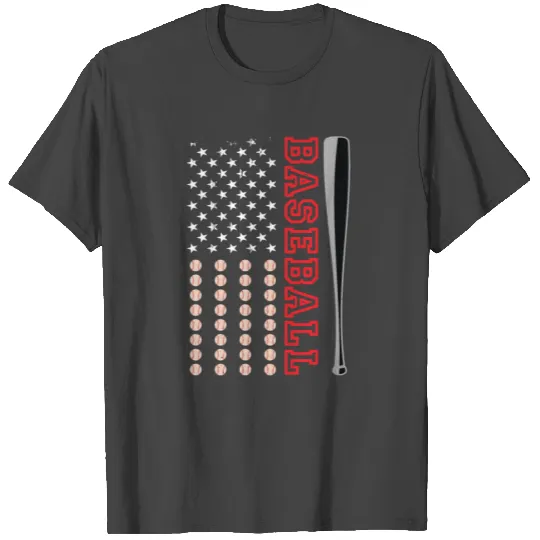 Baseball 4th of July T Shirts