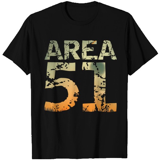 Area 51 UFO Design T Shirts