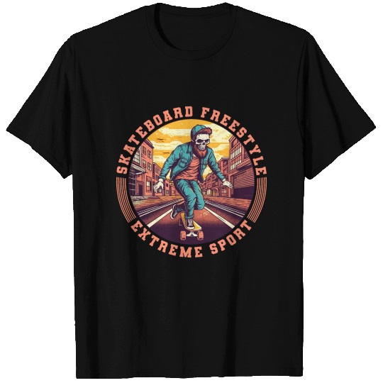 Skull Skeleton Skateboard Skater Gift T Shirts