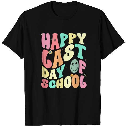 Groovy Happy Last Day of School Teacher Student T Shirts
