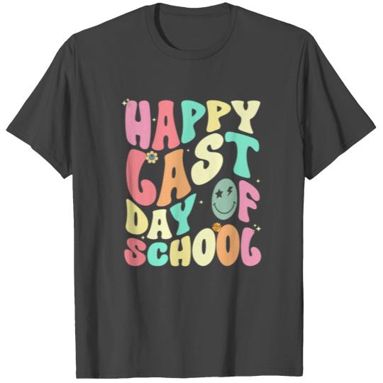Groovy Happy Last Day of School Teacher Student T Shirts