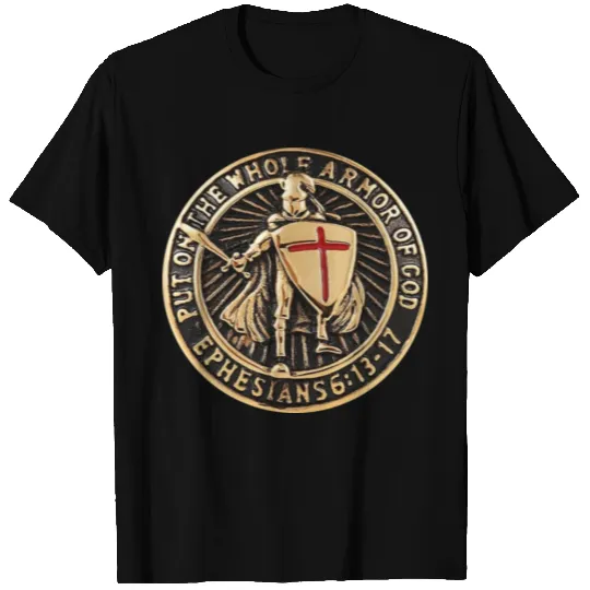 Armor Of God Christian Knight T Shirts