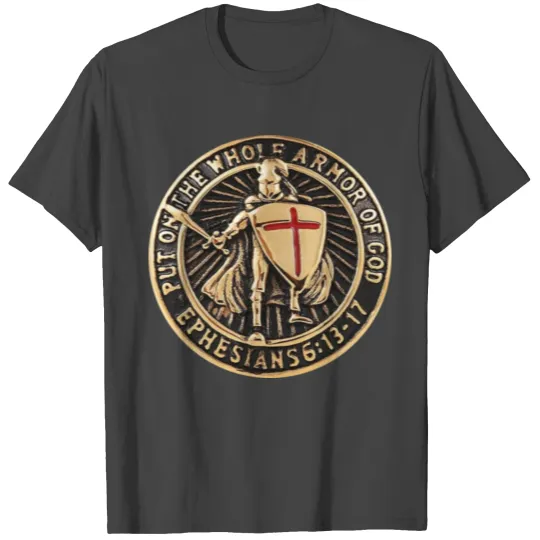 Armor Of God Christian Knight T Shirts