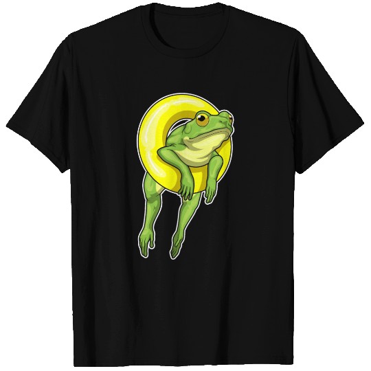 Frog Swimming Lifebuoy T Shirts