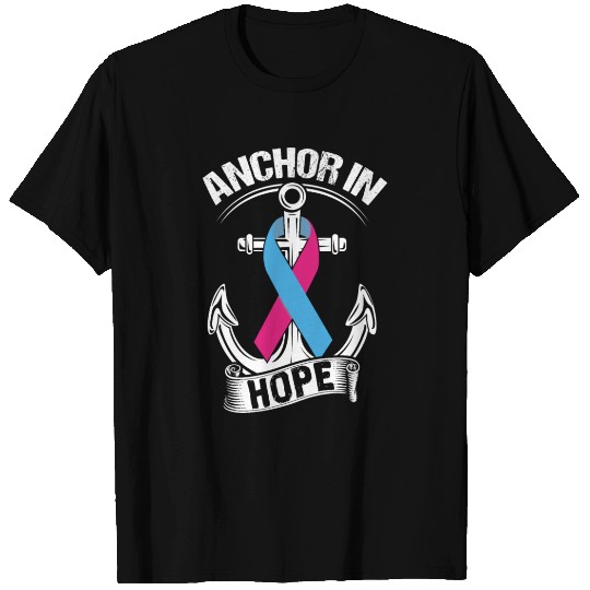 Anchor- Pregnancy Infant Loss Awareness T Shirts