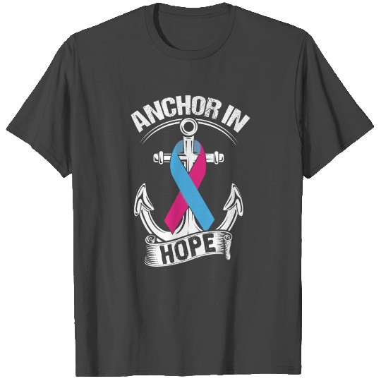 Anchor- Pregnancy Infant Loss Awareness T Shirts