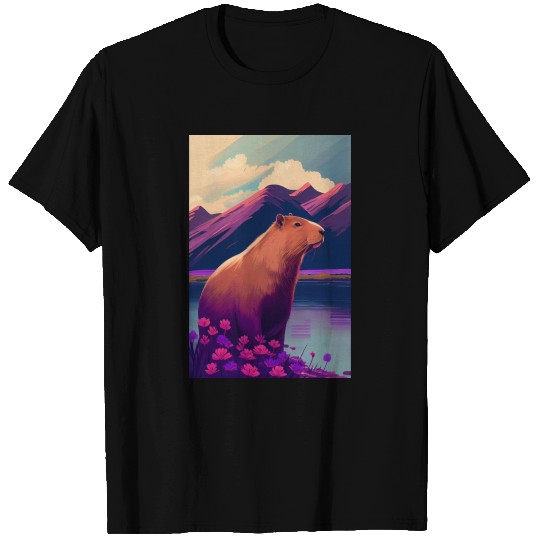 Capybara Nature Capibara T Shirts