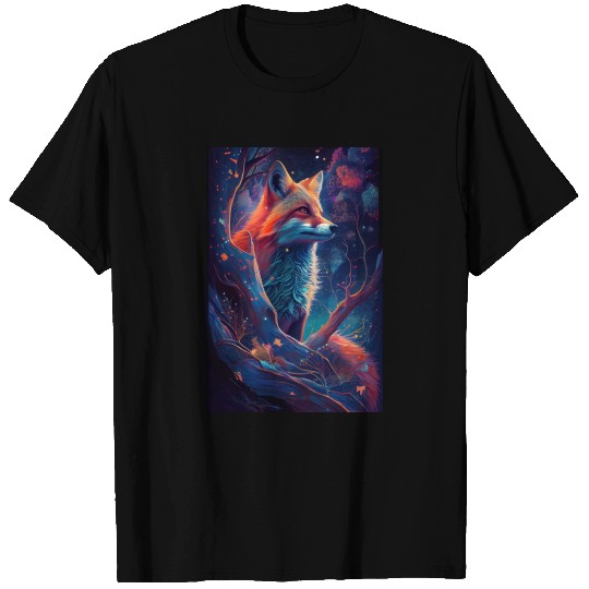 Fox Galaxy Nature T Shirts