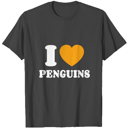 I Love Penguins T Shirts