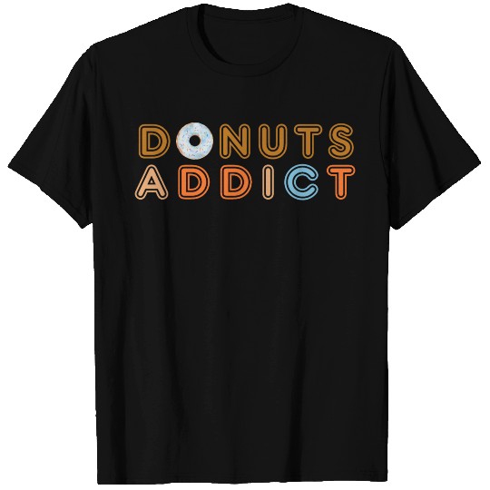 Donuts addict ice blue T Shirts