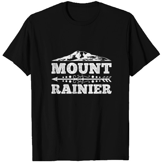 Mount Rainier climber Hiker Mountains T Shirts