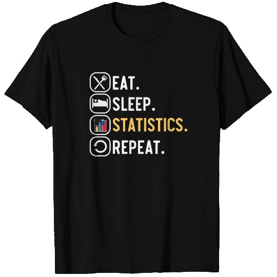 Statistics Numbers Data Science Statistician T Shirts