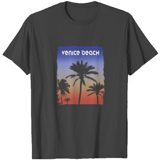 Venice Beach California Sunset Vacation Souvenir T Shirts