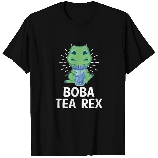 Boba Tea Rex Bubble Tea Lover Boba Tea Drinker T Shirts