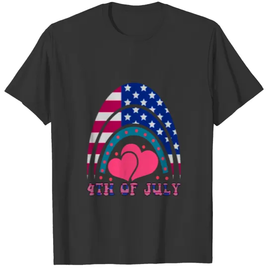 4th of July, Love America T Shirts