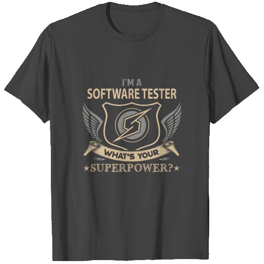 Software Tester T Shirts - Superpower Job Gift Item