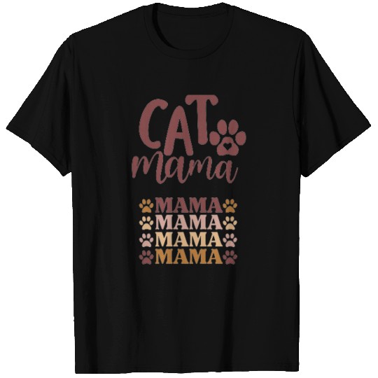 Cat Mama Cute Cat Lovers T Shirts