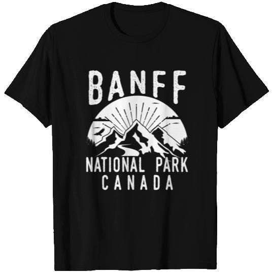 Banff National Park Canada Mountain Hiker T Shirts