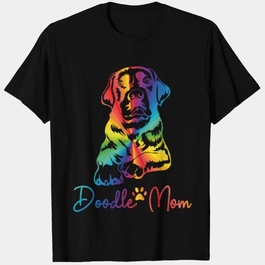 Womens Doodle Mom Labradoodle - Dog Lover Mom T Shirts