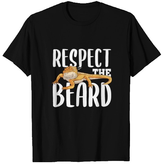 RESPECT THE BEARD Gifts Reptile Lover Keeper T Shirts
