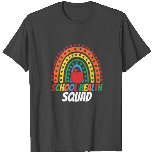 School Health Squad Nursing CNA Health Care School T Shirts