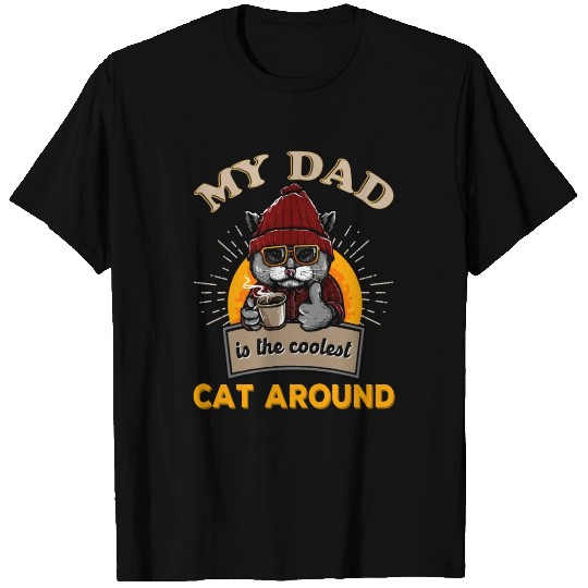 Cool cat dad T Shirts