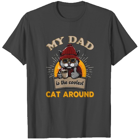 Cool cat dad T Shirts