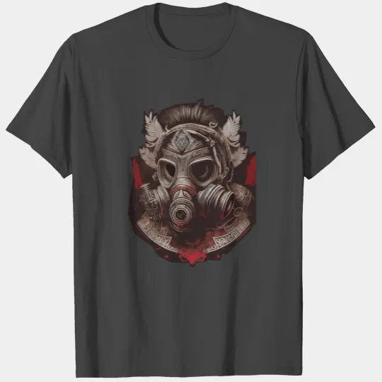 Aztec Tribal Gas Mask T Shirts
