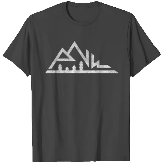 PNW Mountains Pacific Northwest Native Dark Color T Shirts